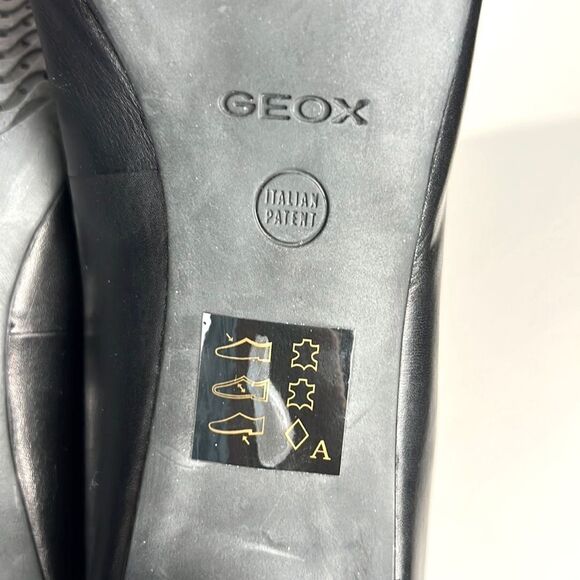 NWB GEOX Respira D Marian/D24Q3R Classic Black Leather Pumps US 9 - Picture 11 of 15
